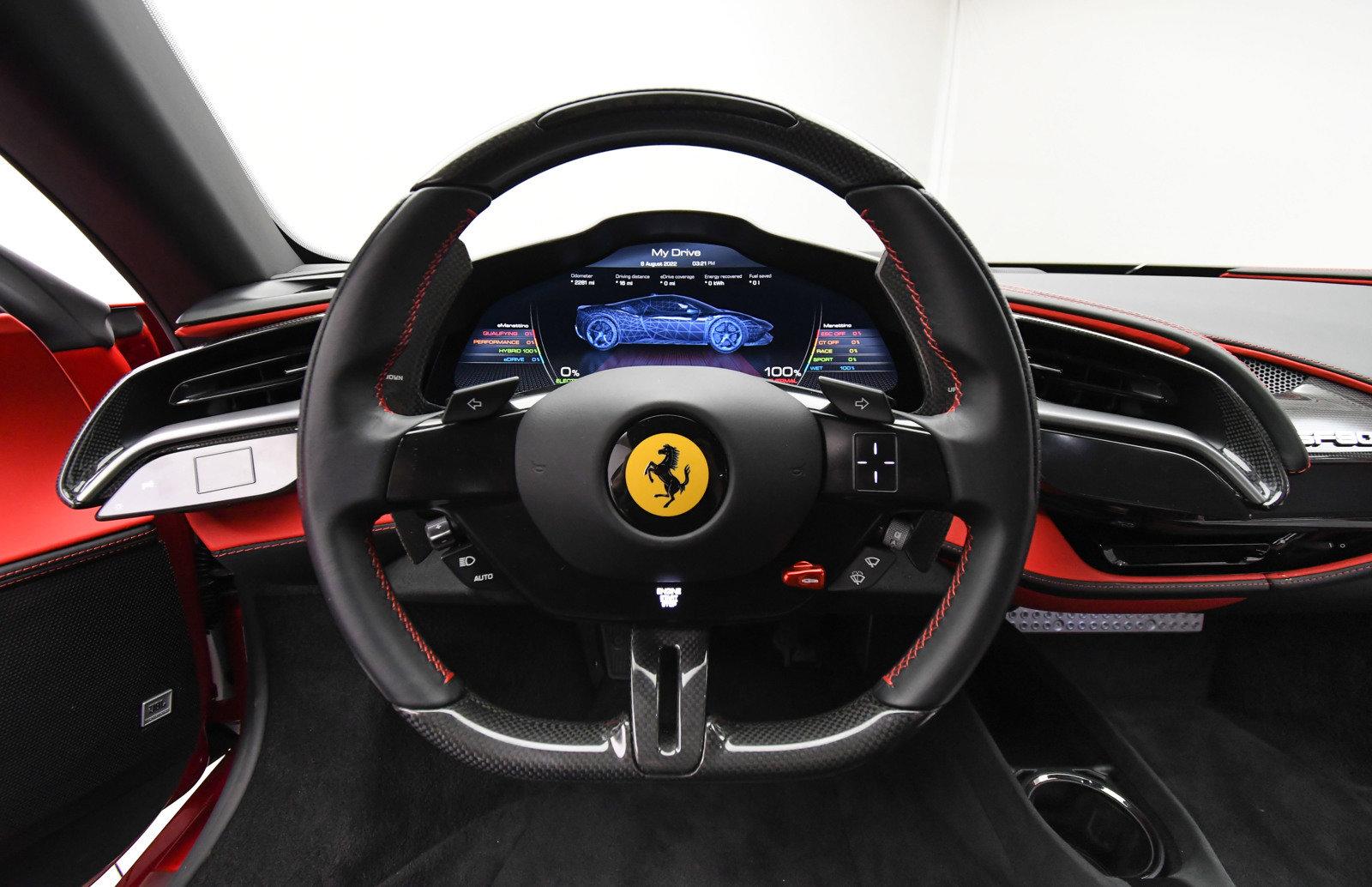 Used 2021 Ferrari SF90 Stradale in Rosso Chairo For Sale