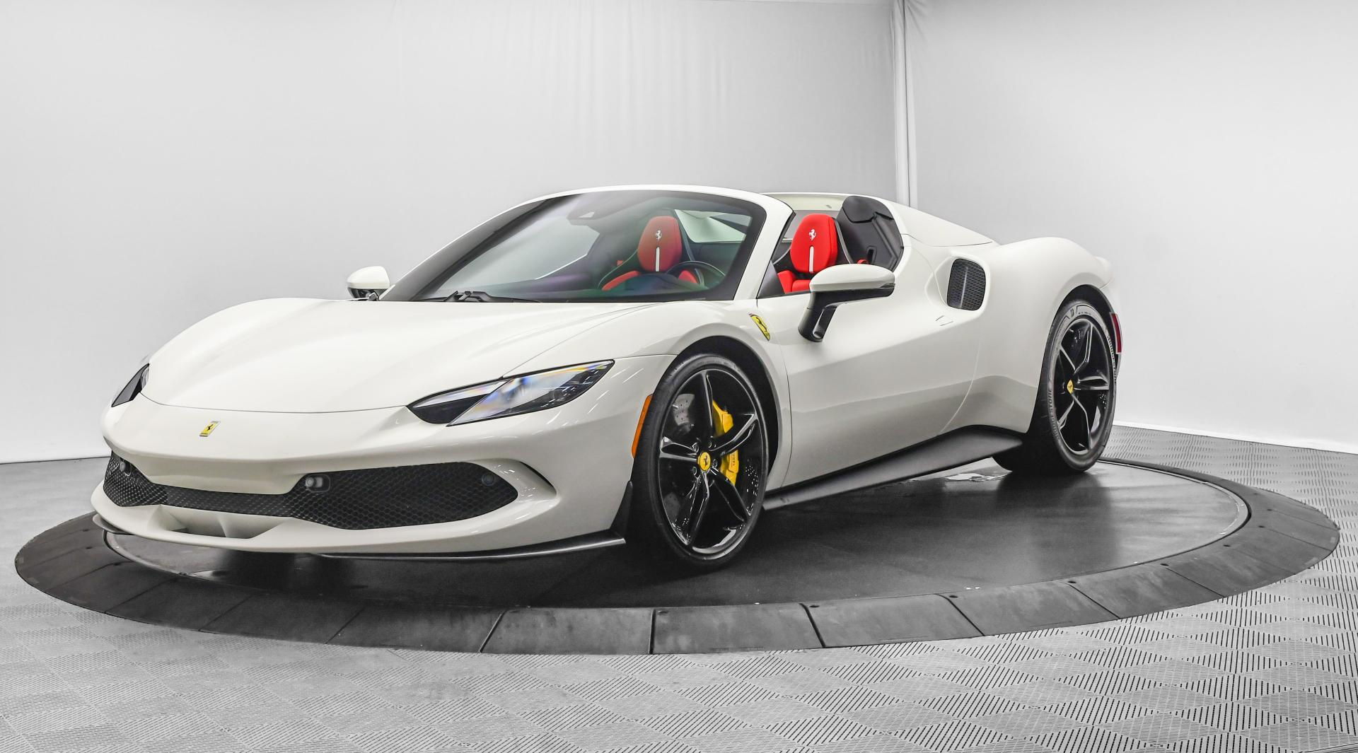 Used 2024 Ferrari 296 GTS in Bianco Avus For Sale ($437,588